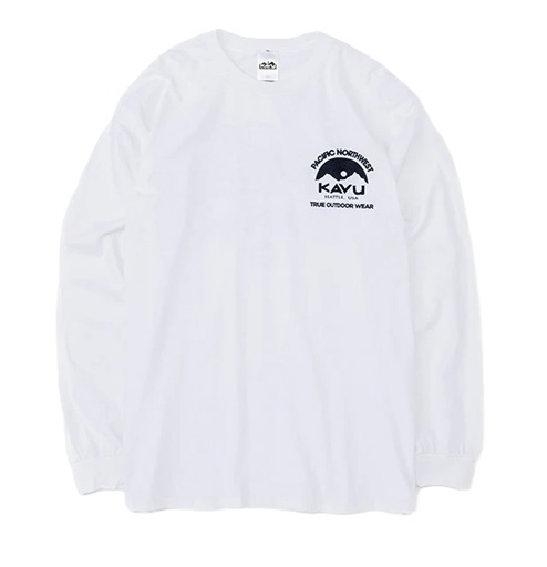 KAVU 日版 Seattle LS Tee #19823031 ( 010 White )