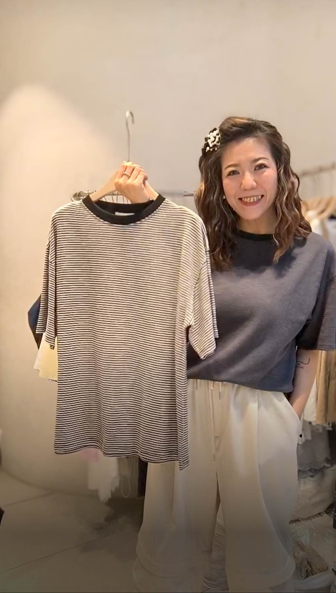 🥰PM_K9161 ▶️條紋T恤 👉B:130cm L:63cm👈