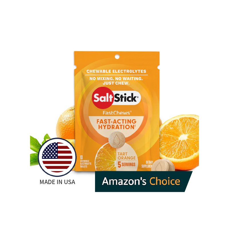 SaltStick 口含錠 – 橘子口味 (10入裝)