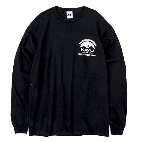 KAVU 日版 Seattle LS Tee #19823031 ( 001 Black )