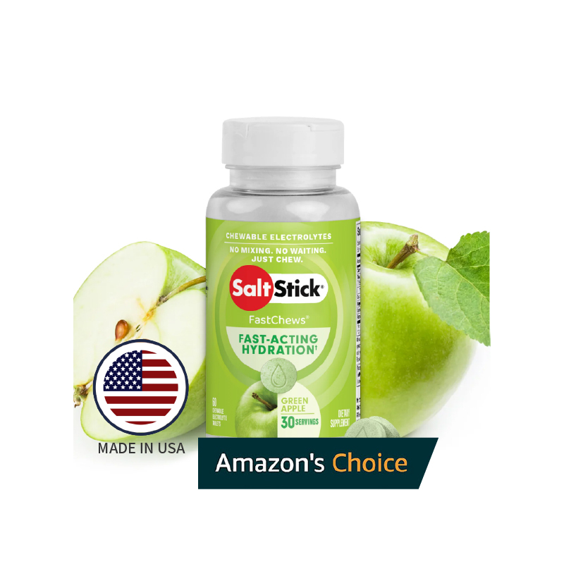 SaltStick 口含錠 – 青蘋果口味 (60入裝)