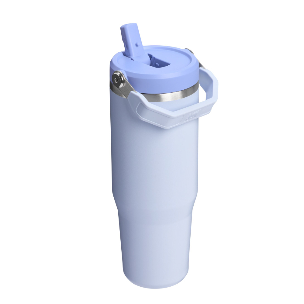 STANLEY 經典系列 IceFlow 手提吸管杯2.0 0.88L /  清晨藍