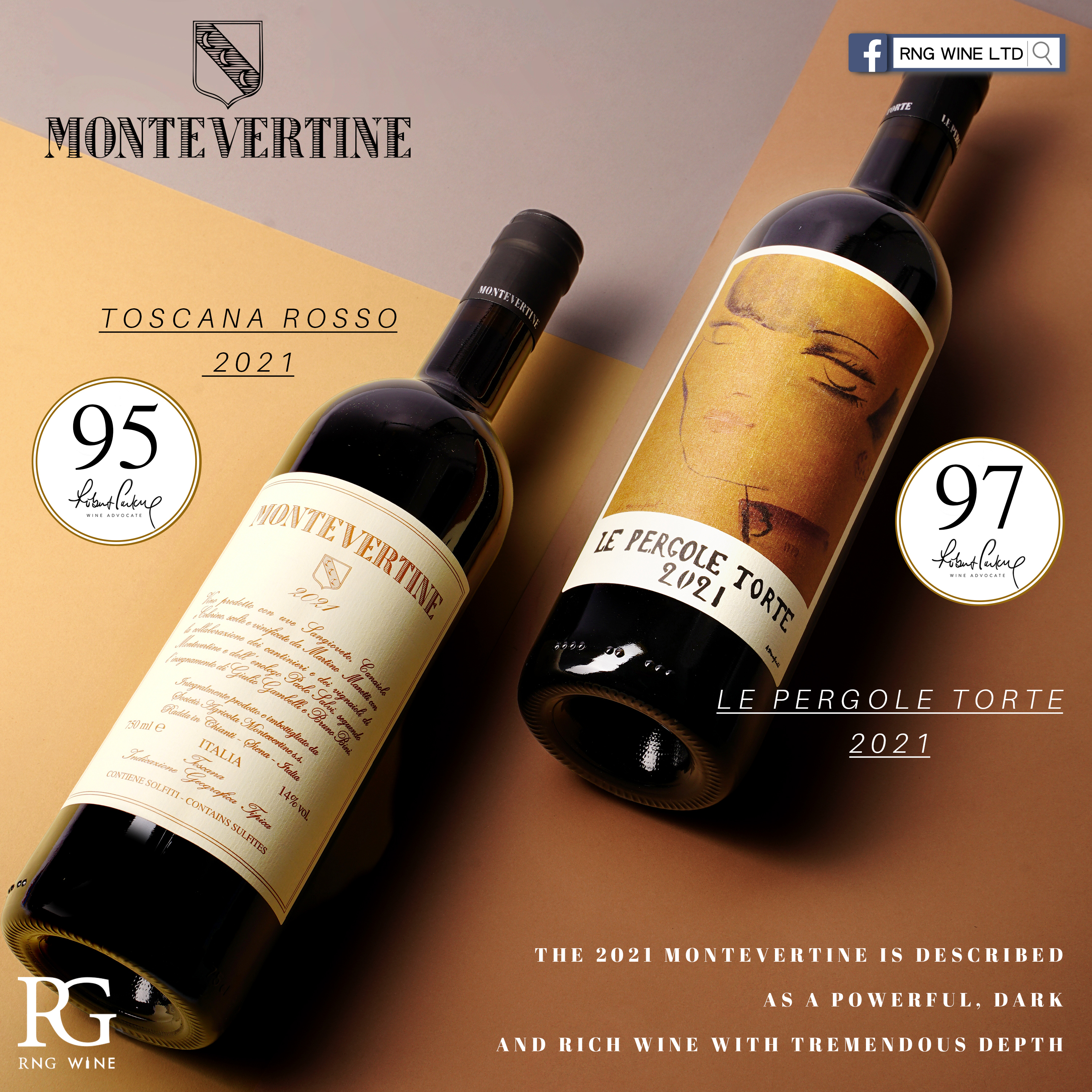 Montevertine Toscana Rosso 2021 (RP95)