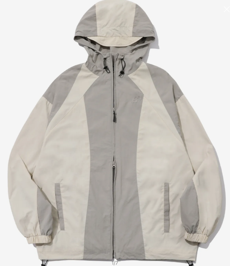 CPGN STUDIO / Necklet Hooded Windbreaker / Grey /  JUL25