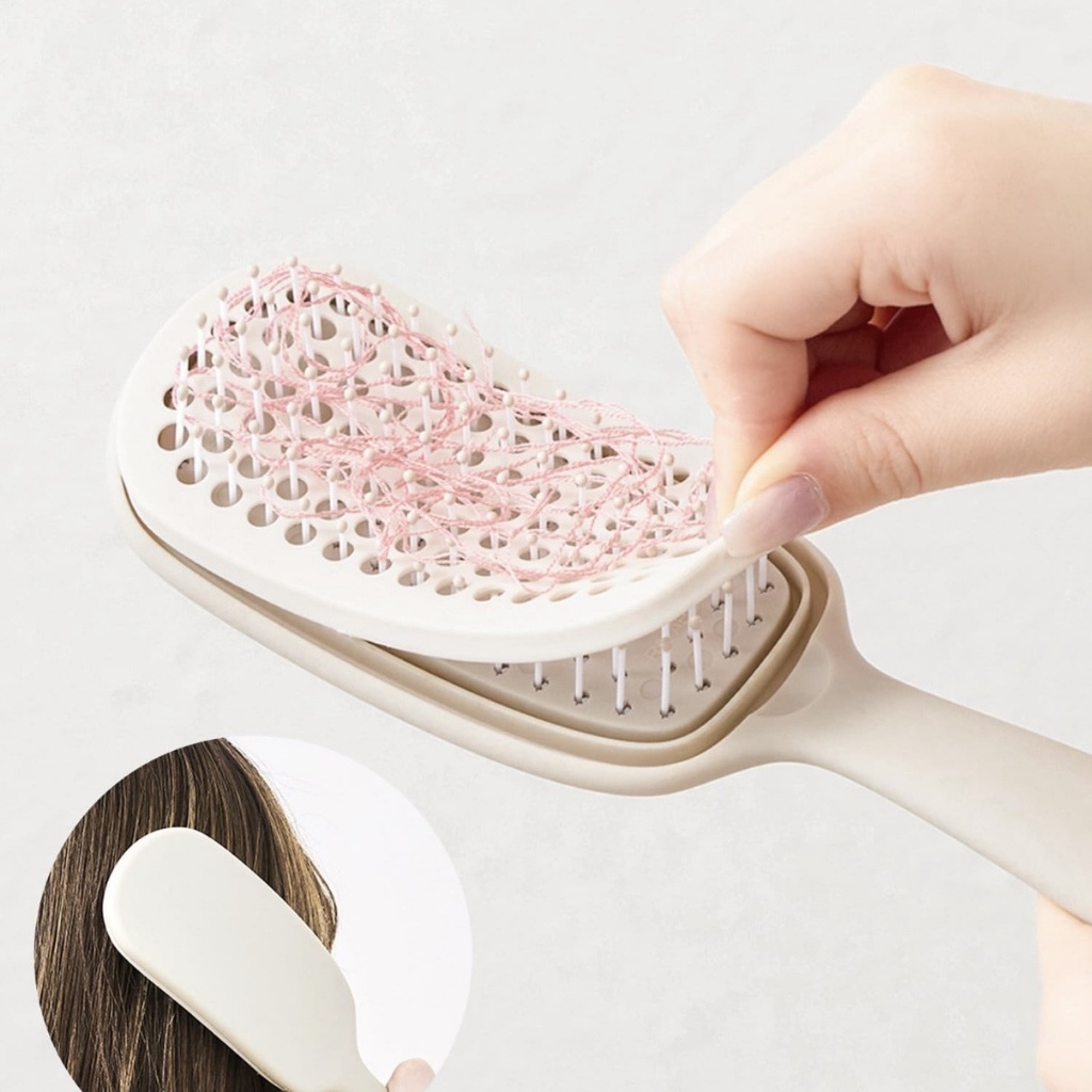 日本｜ 3COINS and us 易清潔長髮梳