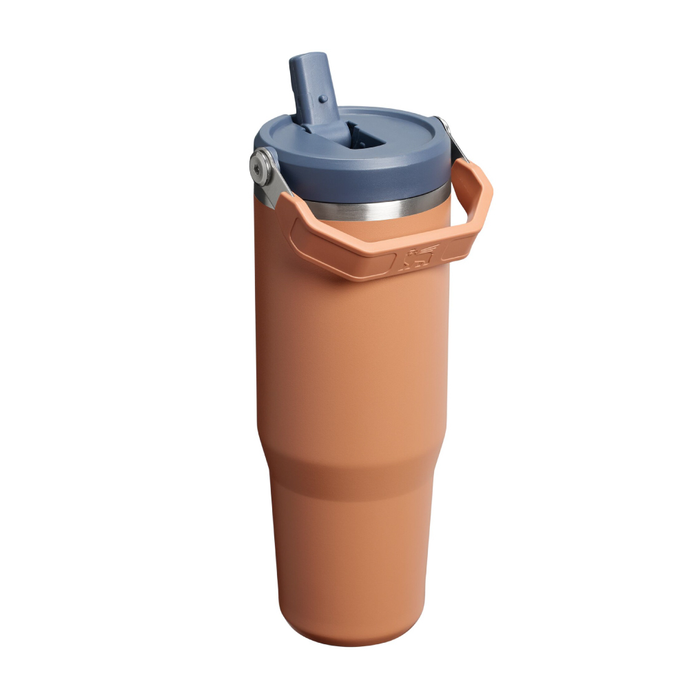 STANLEY 經典系列 IceFlow 手提吸管杯2.0 0.88L /  暮日棕