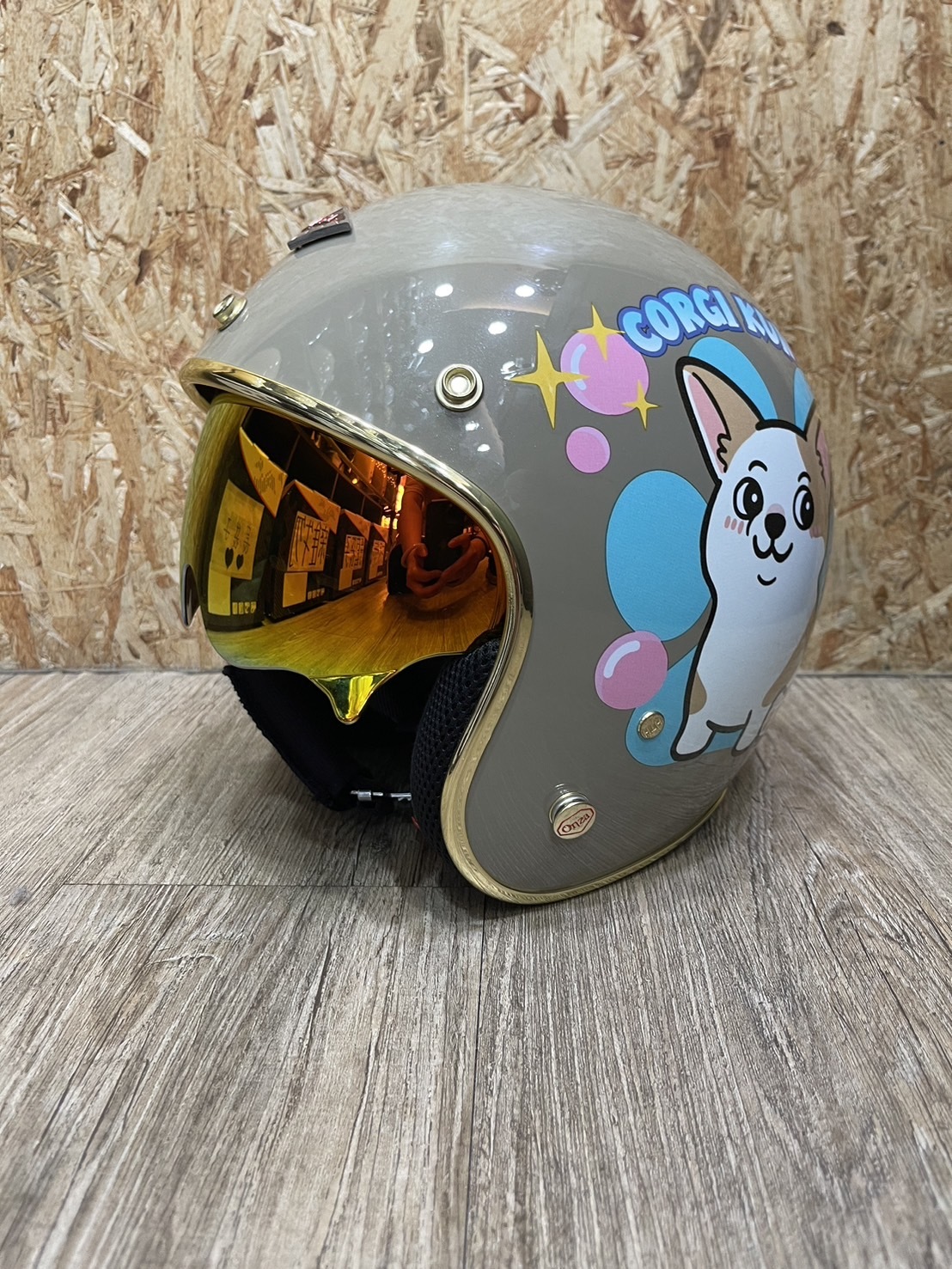 ONZA｜復古帽 柯基$旺財 油色/土豆仁