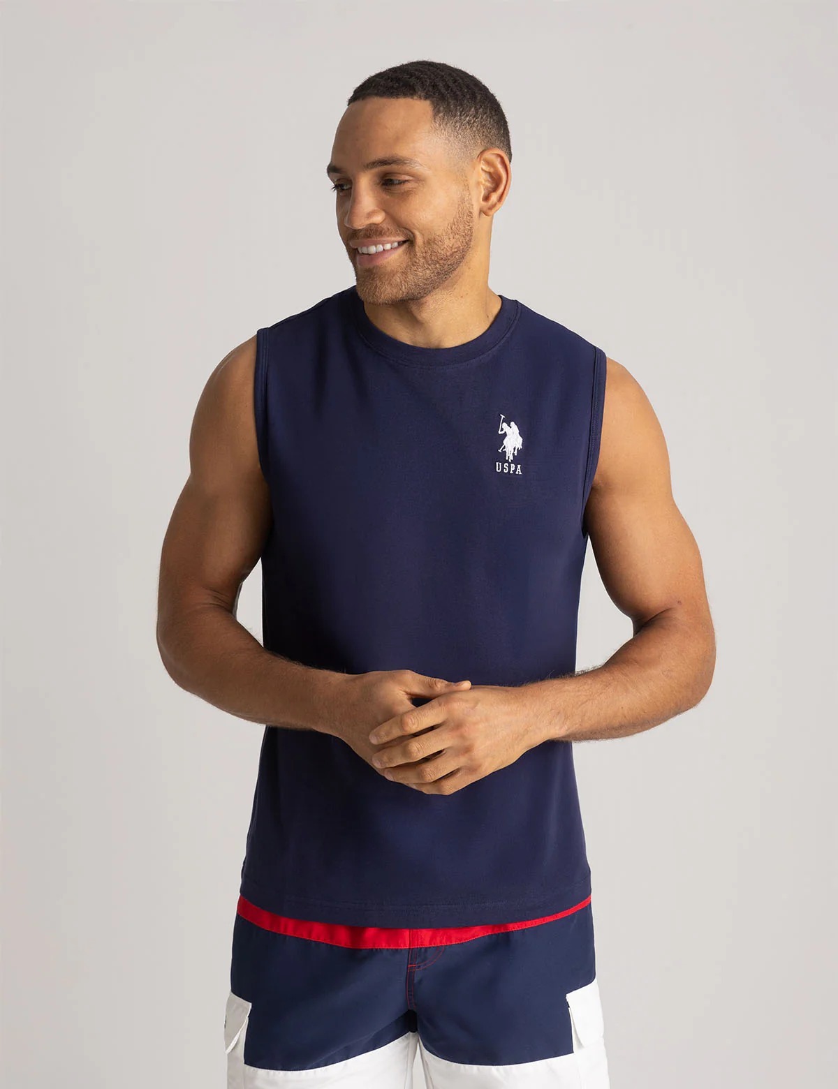 【現貨】U.S. POLO ASSN LL071604 男裝背心(深藍色)(11D775-0400A)