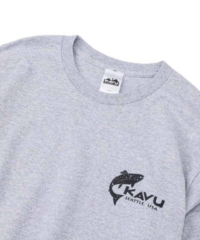 KAVU 日版 Fish LS Tee #19823035 ( 033 Sports Grey )