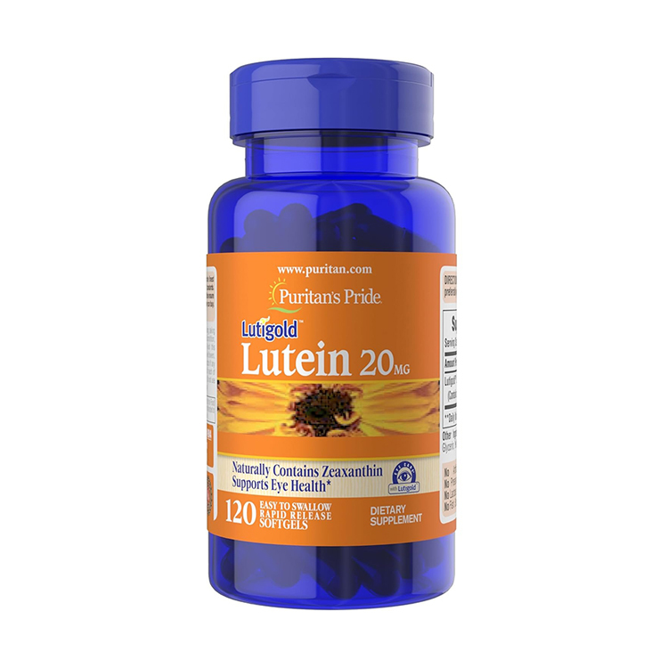 Puritan's Pride Lutein 20 mg with Zeaxanthin, 120 Softgels