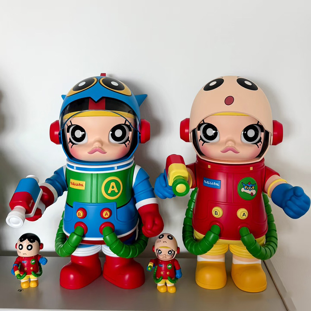 POP MART 泡泡瑪特 MEGA SPACE MOLLY 400%+100% 蠟筆小新 公仔 盲盒 隱藏款 手辦