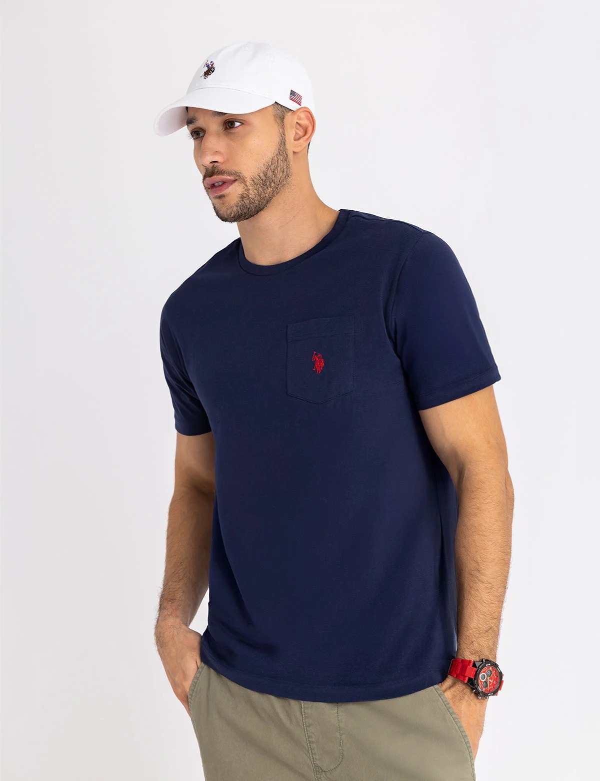 【現貨】U.S. POLO ASSN LL071607 男裝圖領短袖上衣 (113902-0400A)