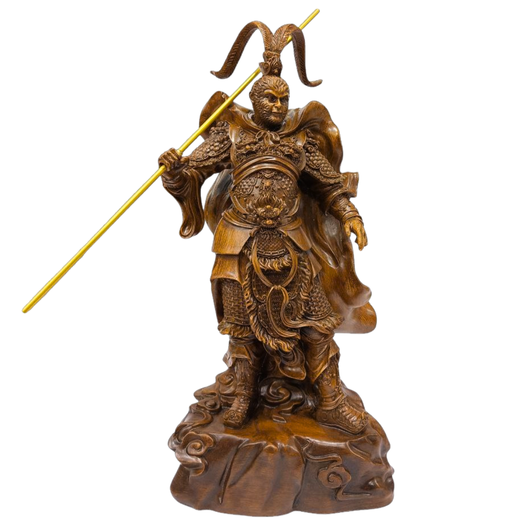 Sun Wukong (Monkey King) Warrior Statue – Handcrafted Decorative Figurine