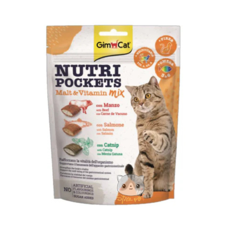 Gimcat 多種維他營養混合貓脆脆夾心貓小食 150g