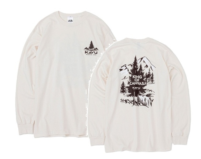KAVU 日版 Tree LS Tee #19823033 ( 017 Natural )