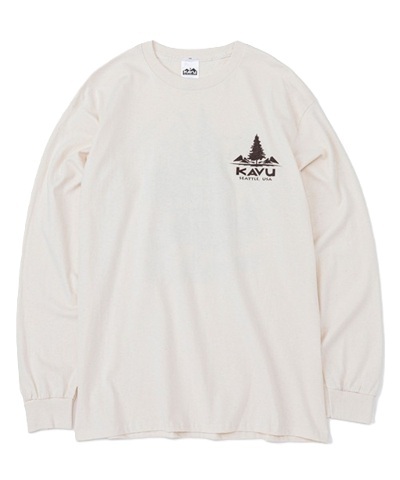 KAVU 日版 Tree LS Tee #19823033 ( 017 Natural )