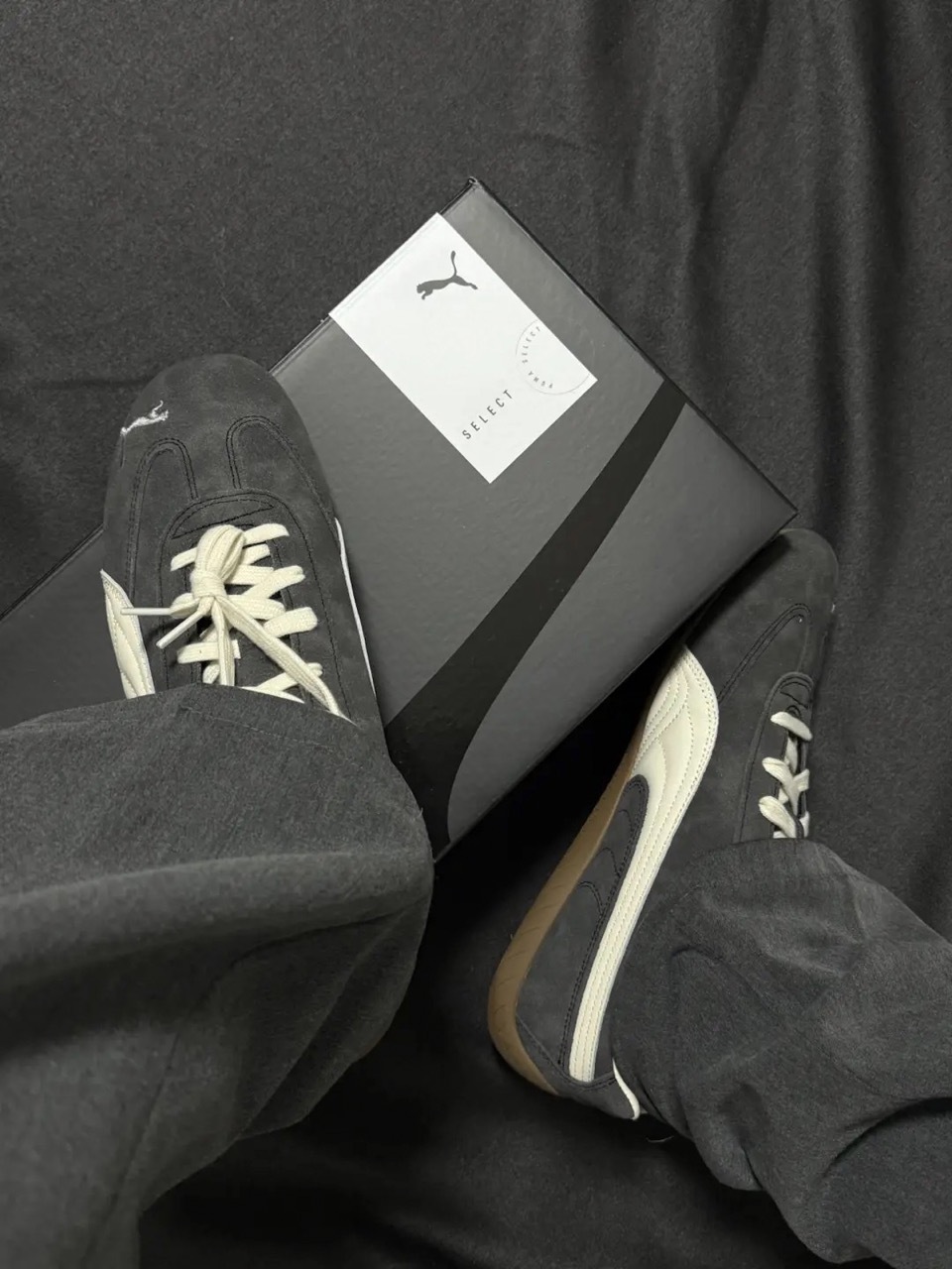 PUMA SPEEDCAT FADED 復古炭黑 灰黑 奶油白 焦糖底 做舊 麂皮 賽車鞋 男女鞋 403688-03 / 預購