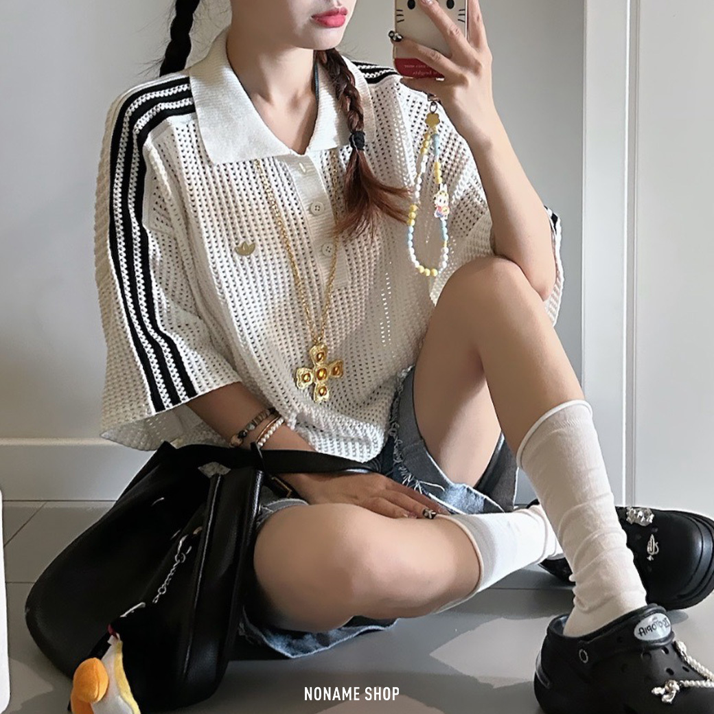 ADIDAS ORIGINALS OG SS25 簍空 POLO 短袖 三色 (男款)