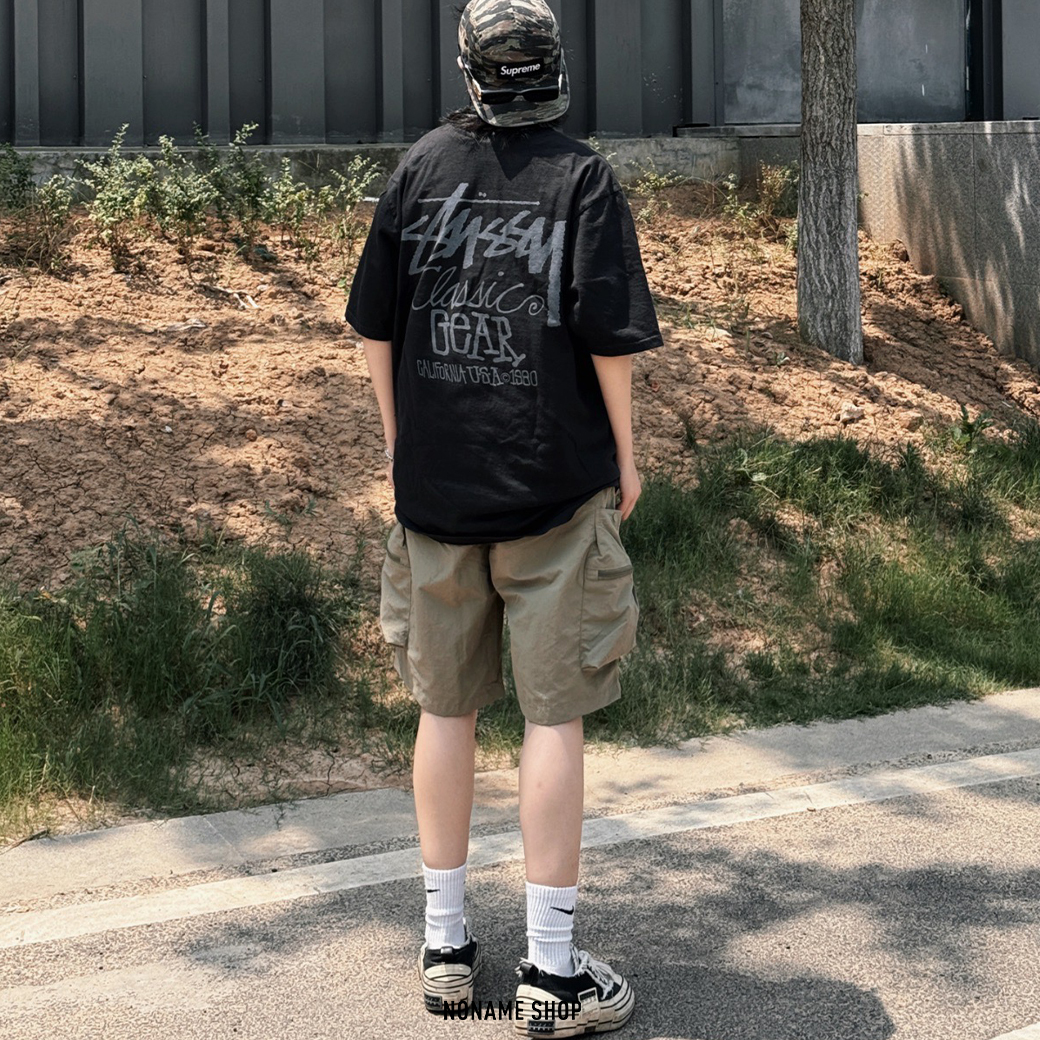 STUSSY SS25 CLASSIC GEAR 草寫 文字 短袖 三色 (男款)