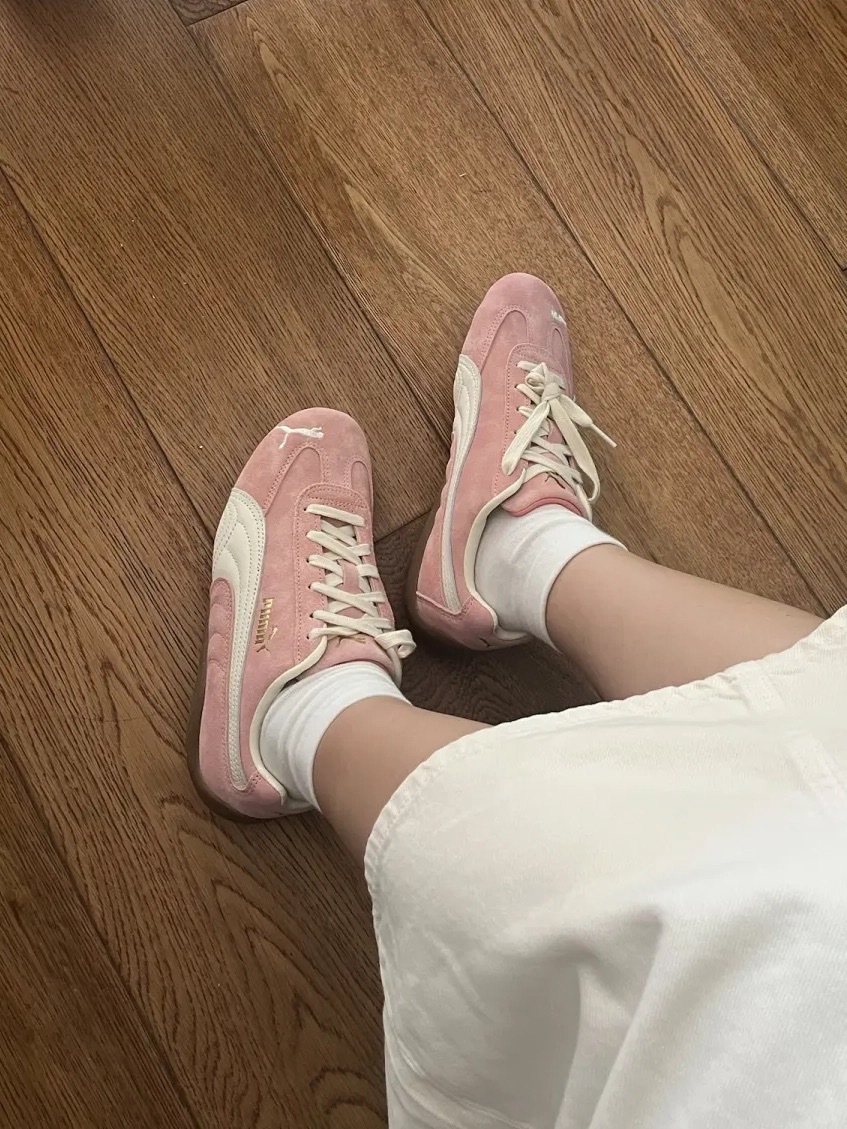 PUMA SPEEDCAT FADED 復古蜜桃粉 奶油白 焦糖底 做舊 麂皮 賽車鞋 男女鞋 403688-04 / 預購