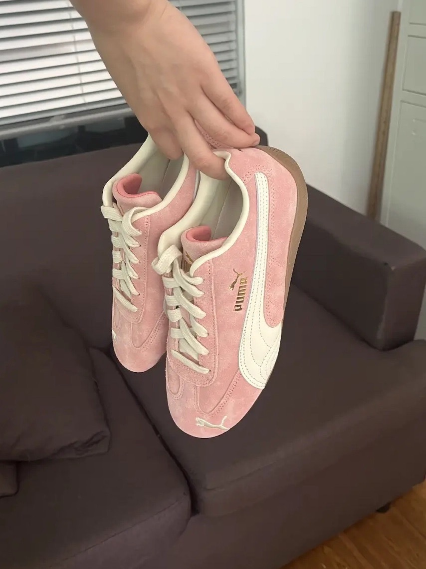 PUMA SPEEDCAT FADED 復古蜜桃粉 奶油白 焦糖底 做舊 麂皮 賽車鞋 男女鞋 403688-04 / 預購