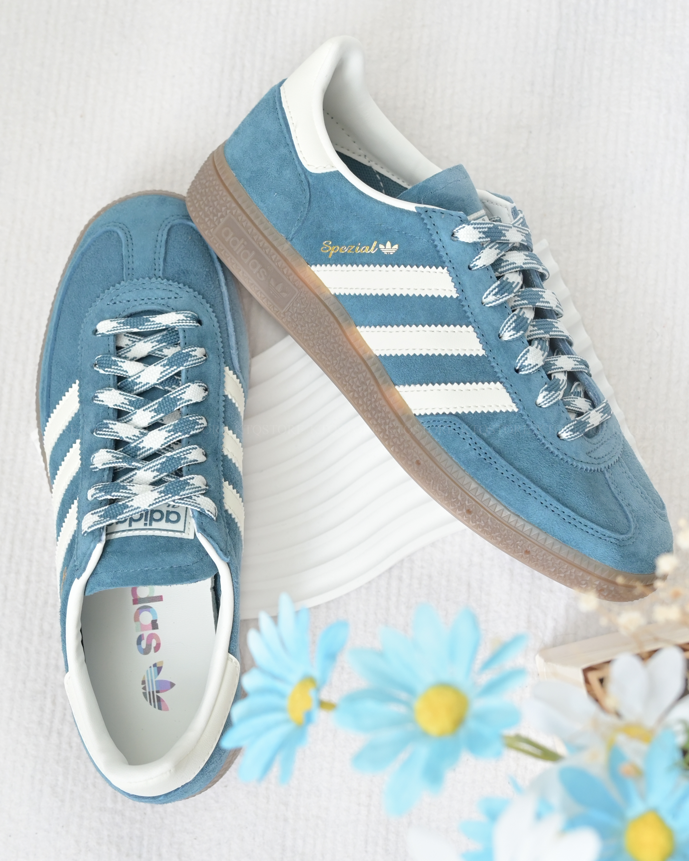 KTQ STORE ‧ Adidas Handball Spezial 德訓鞋 藍白 KI5941