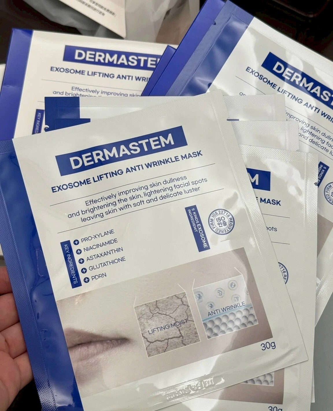 韓國  DERMASTEM 外泌體緊緻抗皺面膜 30g*5入