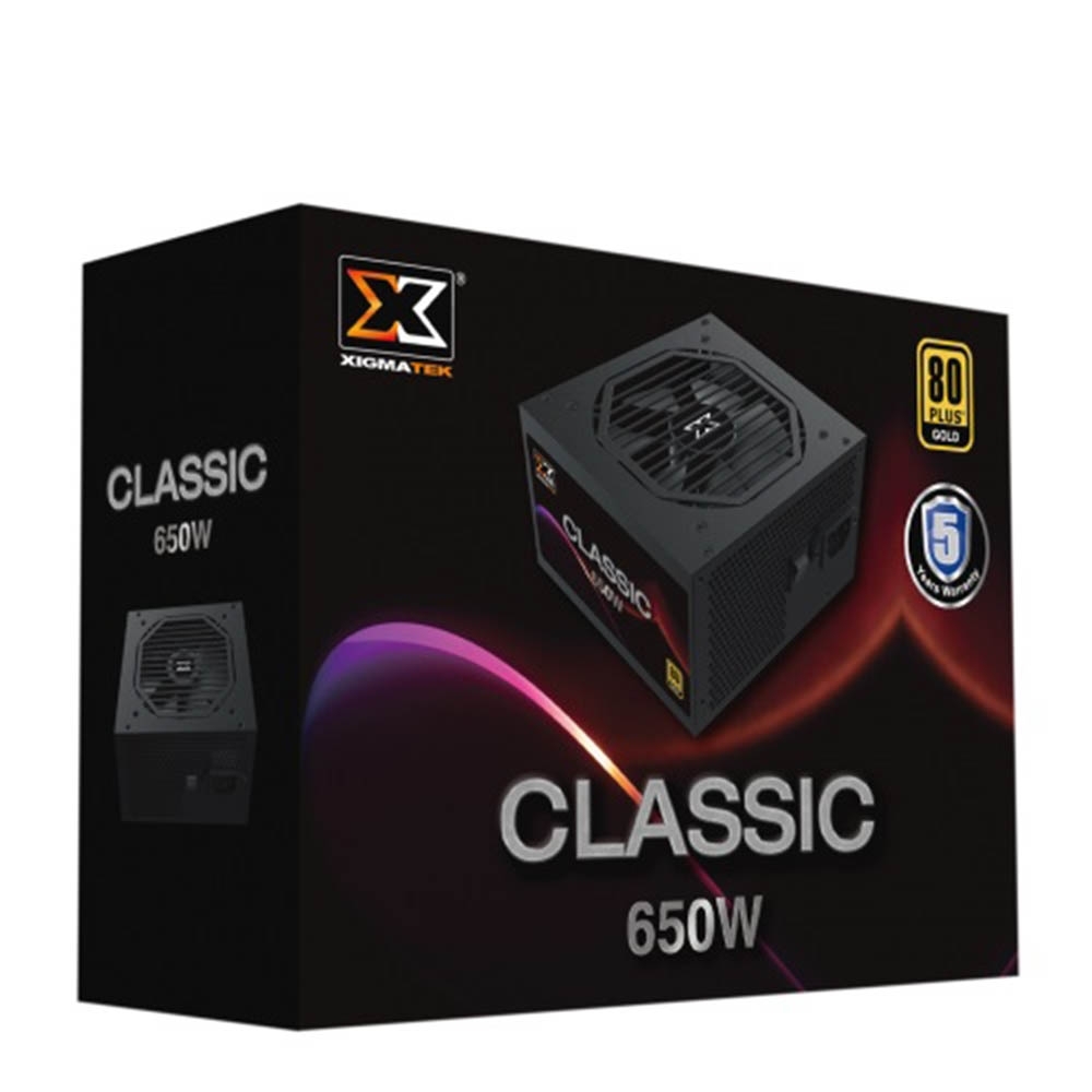 富鈞科技Classic 650W 80+金牌 電源供應器