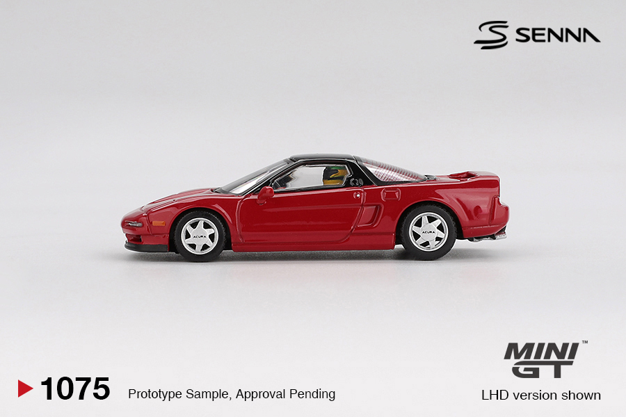 【預訂】Mini GT 1075 Honda NS-X Prototype Midship Sports 1989 Ayrton Senna w/ Figure