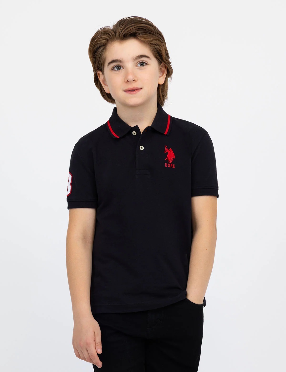 【現貨】U.S. POLO ASSN LL071620 男童有領短袖上衣 (12A685-3R00A)