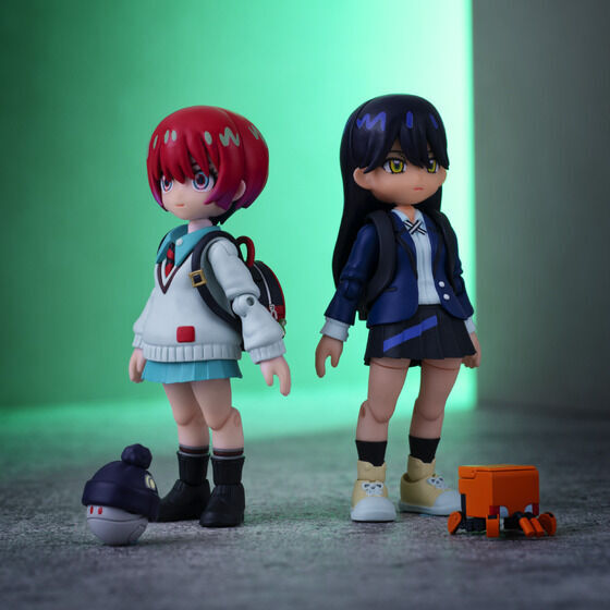 機動戰士GQuuuuuuX世界 瑪秋 & 娜安 LINK TRAVELERS 『Mobile Suit Gundam GQuuuuuuX』'S WORLD MACHU & NYAAN SET W/O GUM