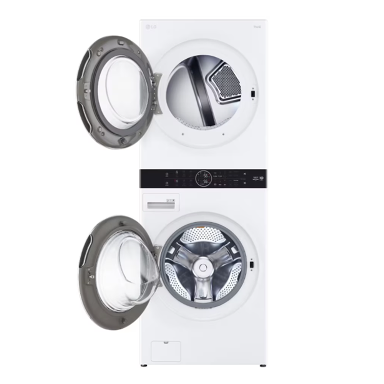 (可議價) LG 樂金 洗19公斤+乾16公斤 WashTower AI 智控 熱泵除濕洗乾衣機(WD-S1916W)