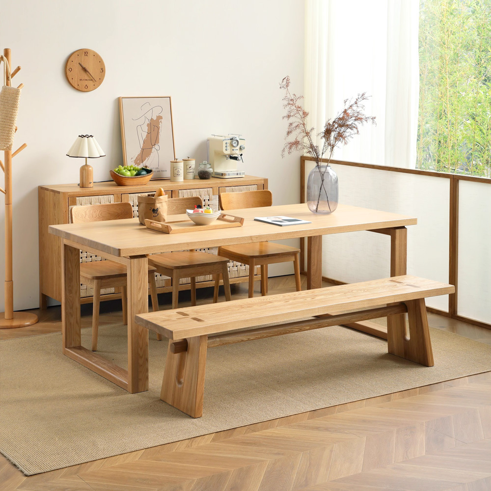 〖特惠款〗回形實木長桌 FP-0104