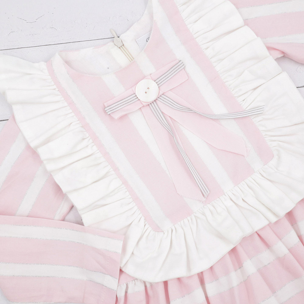 Rochy Pink Striped Dress 2Y