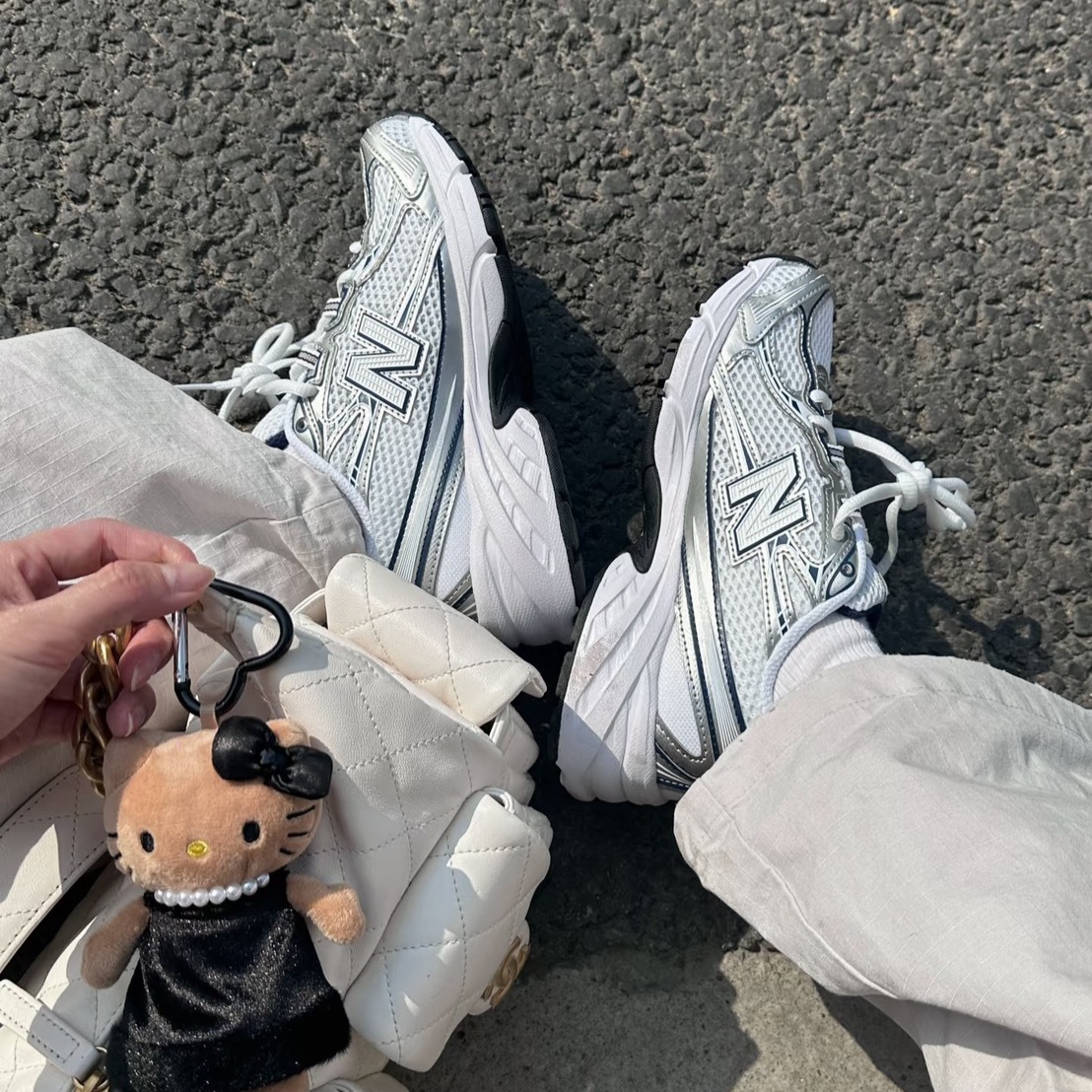 IU同款 NEW BALANCE NB 740 Y2K 千禧 銀灰白  老爹鞋 男女同款 復古休閒鞋 U740WN2