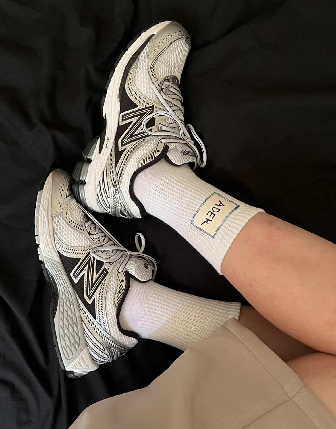 男女鞋 NEW BALANCE 860 銀黑 Y2K 網眼 老爹鞋 復古 慢跑鞋【ML860XD】NB860