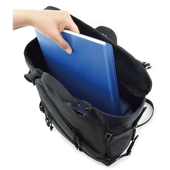 VanNuys D566 Double Zipper Tote Backpack