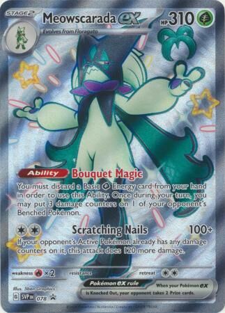 Meowscarada ex - SVP078 - Shiny Promo
