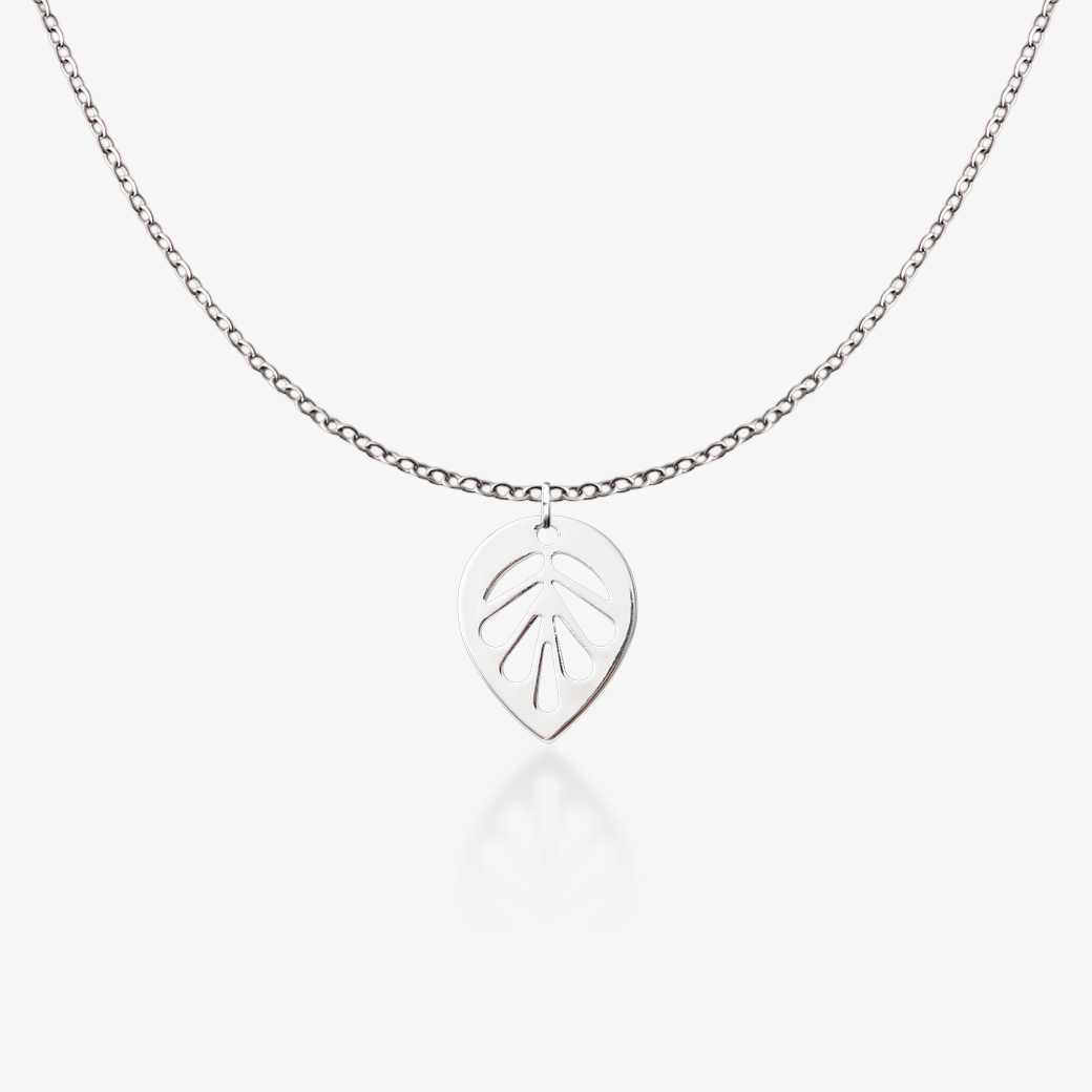 鏤空葉子．吊飾項鍊