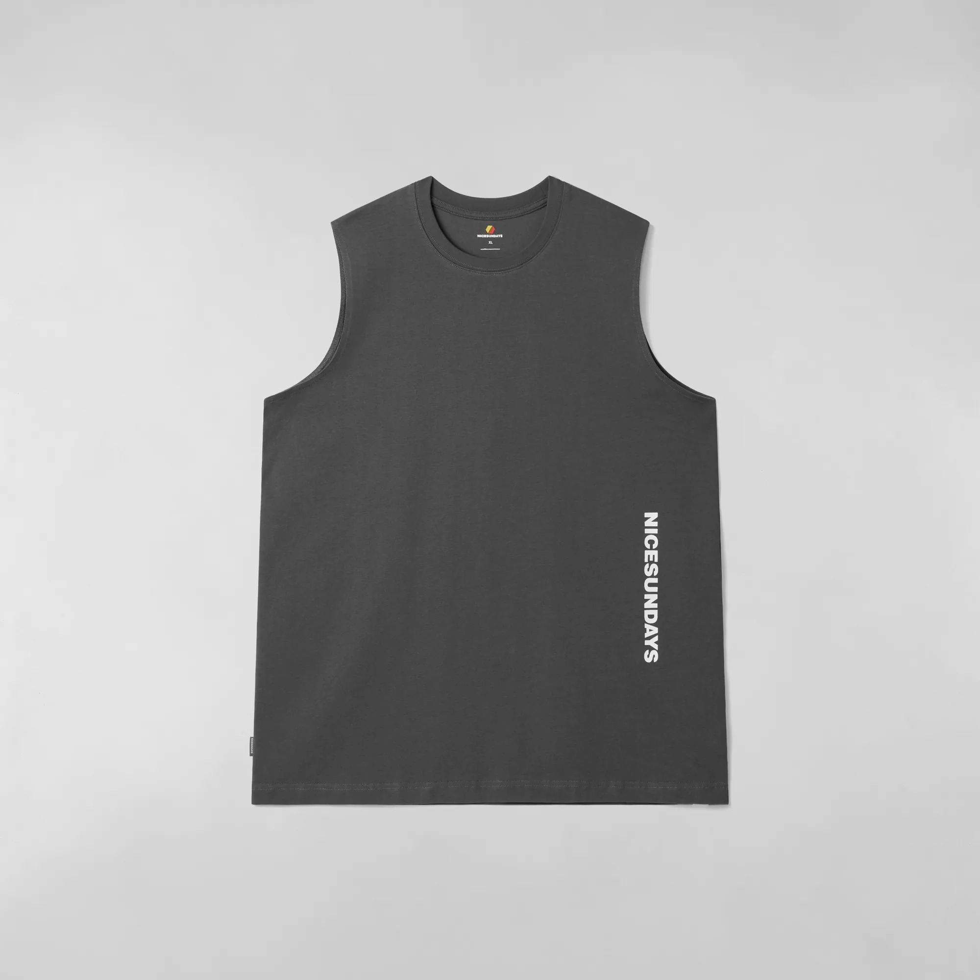 NICESUNDAYS | Logo Tank Top "Gray"