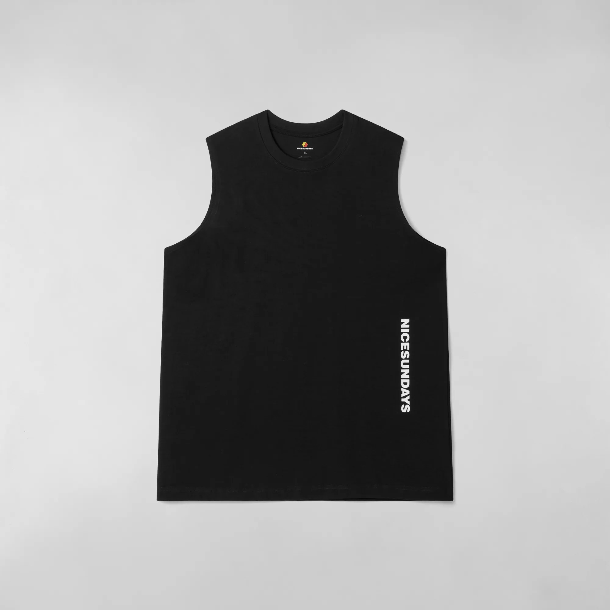 NICESUNDAYS | Logo Tank Top "Black"