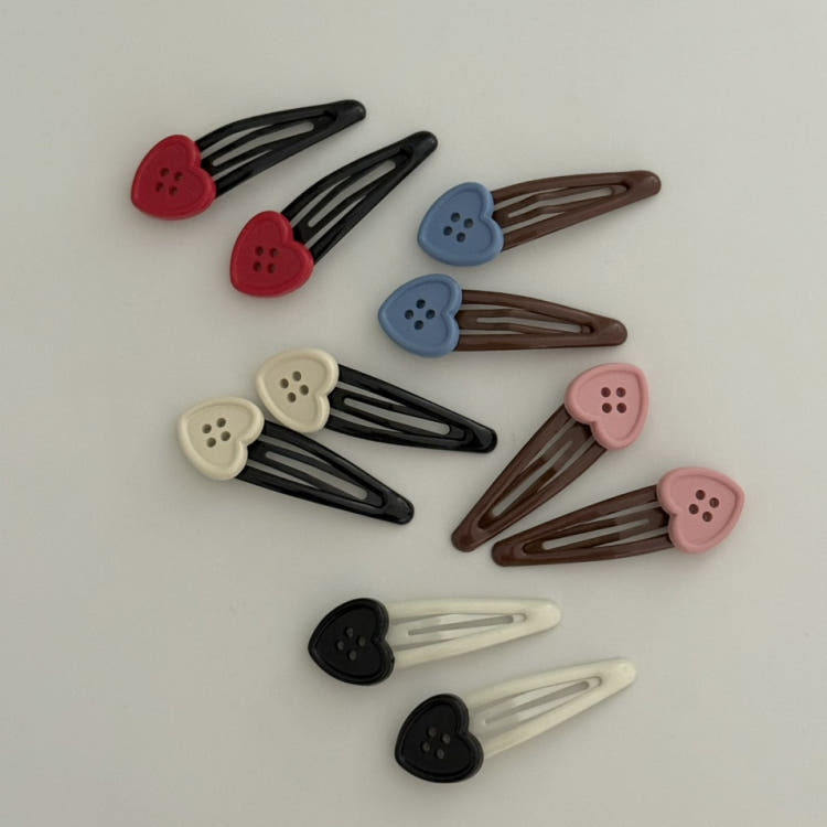 愛心鈕扣(2個1組)