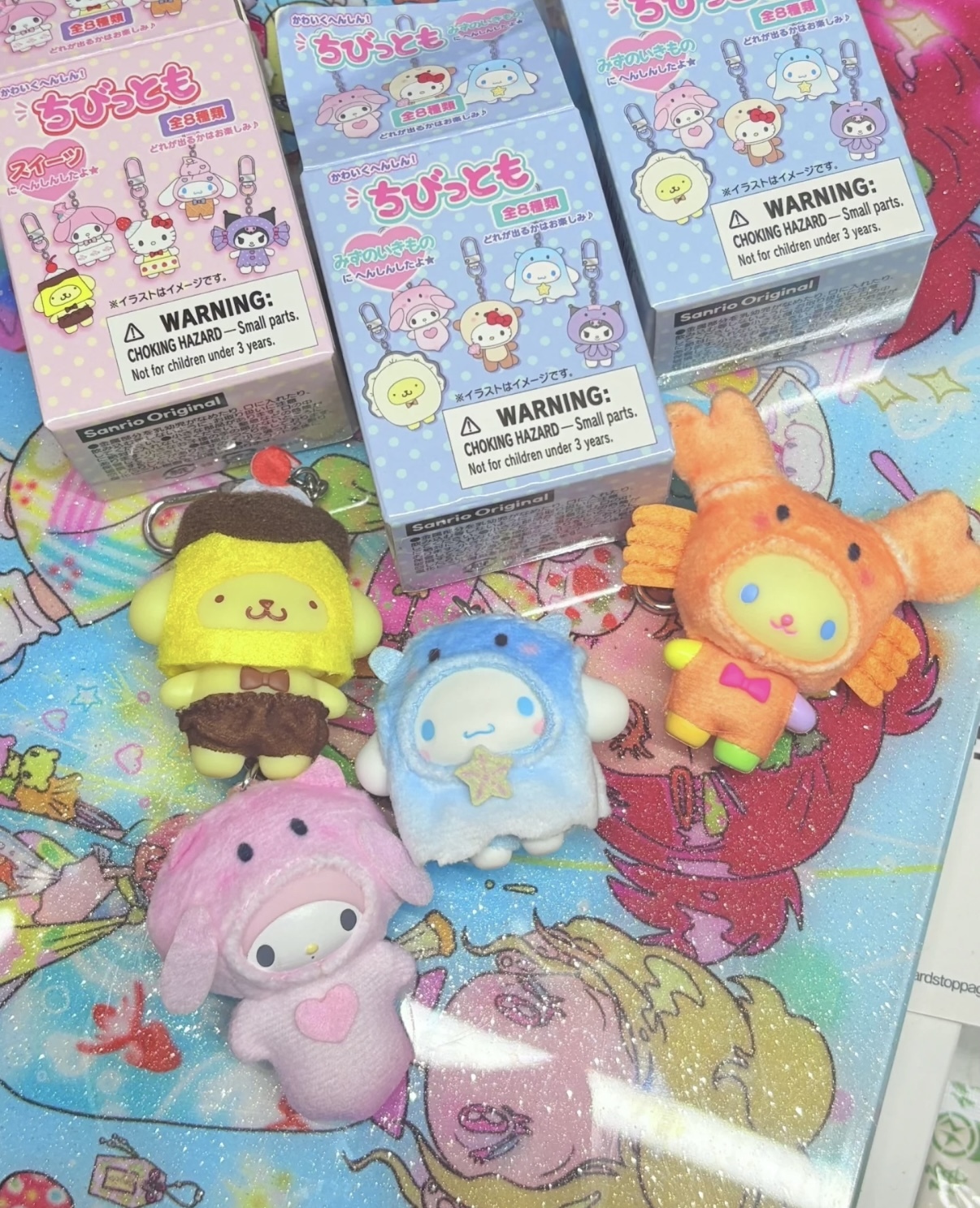 🇯🇵日本限定 SANRIO三麗鷗 動物系列鑰匙圈吊飾盲盒(8kinds)