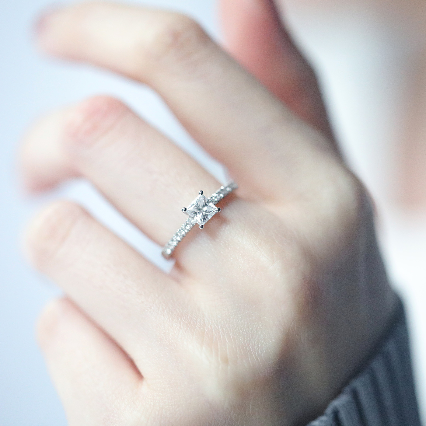 瞬光成詩 － GIA50分鑽石戒指