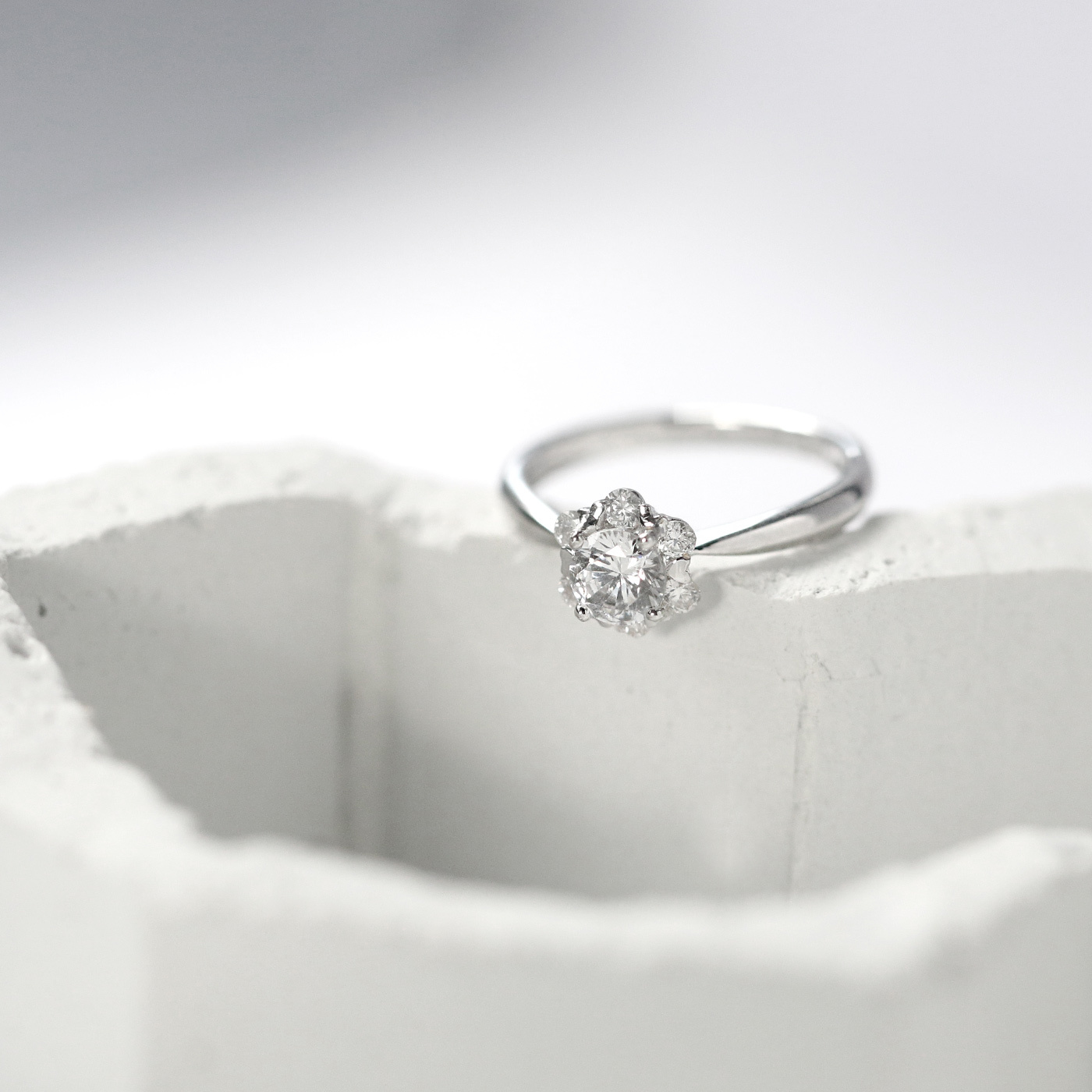 落雪情深 － GIA50分鑽石戒指