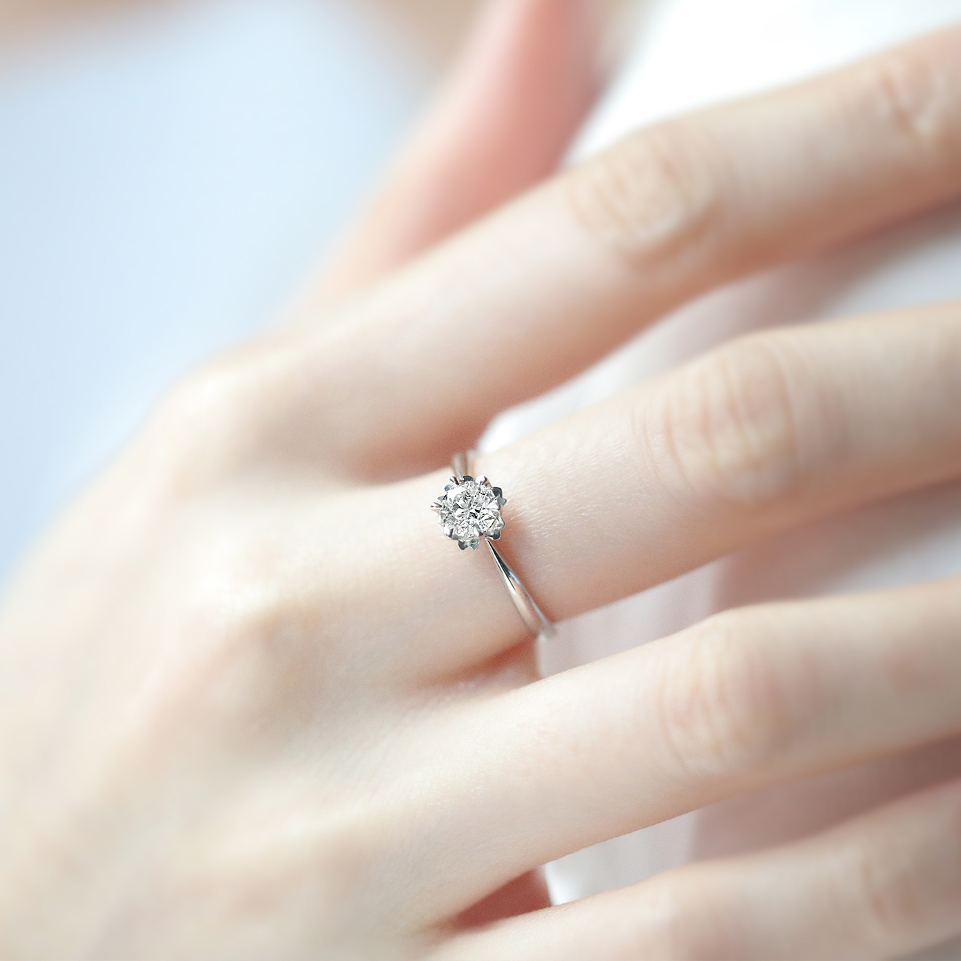 光之魔法 — GIA50分鑽石戒指