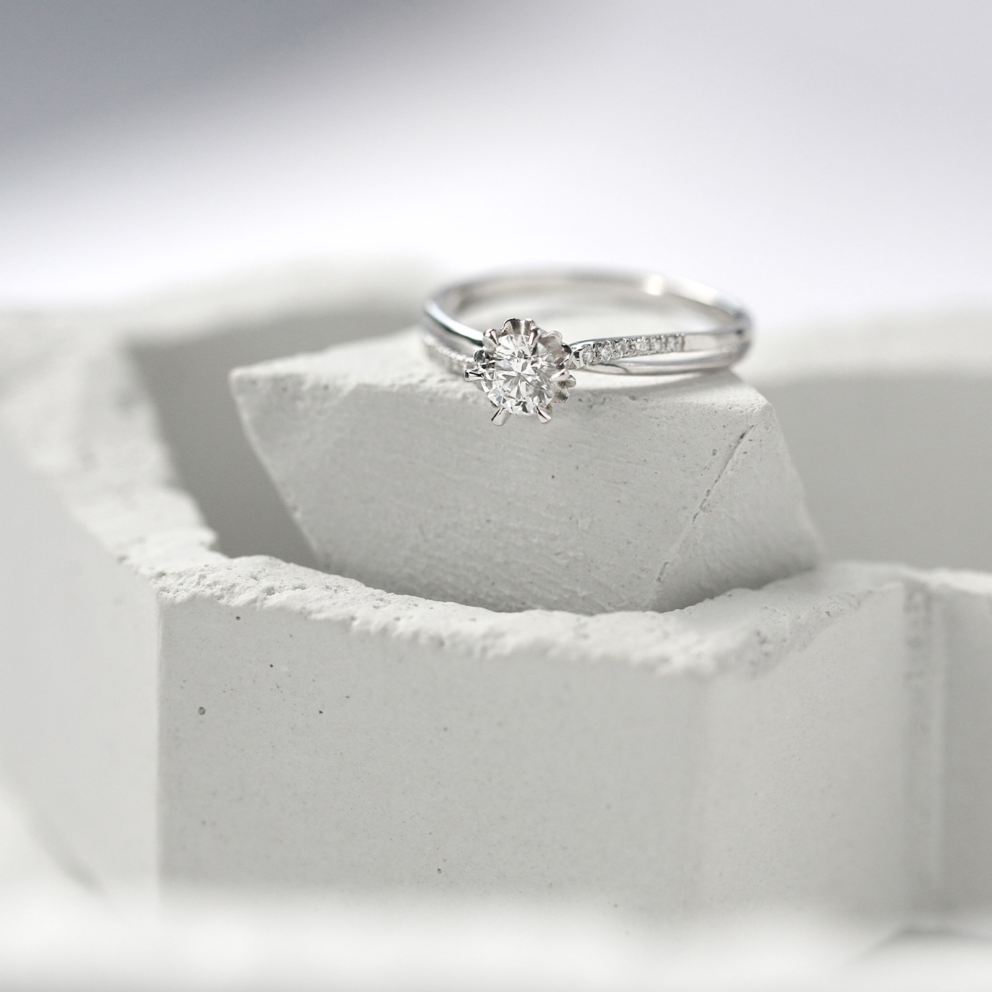 極光印記 — GIA50分鑽石戒指