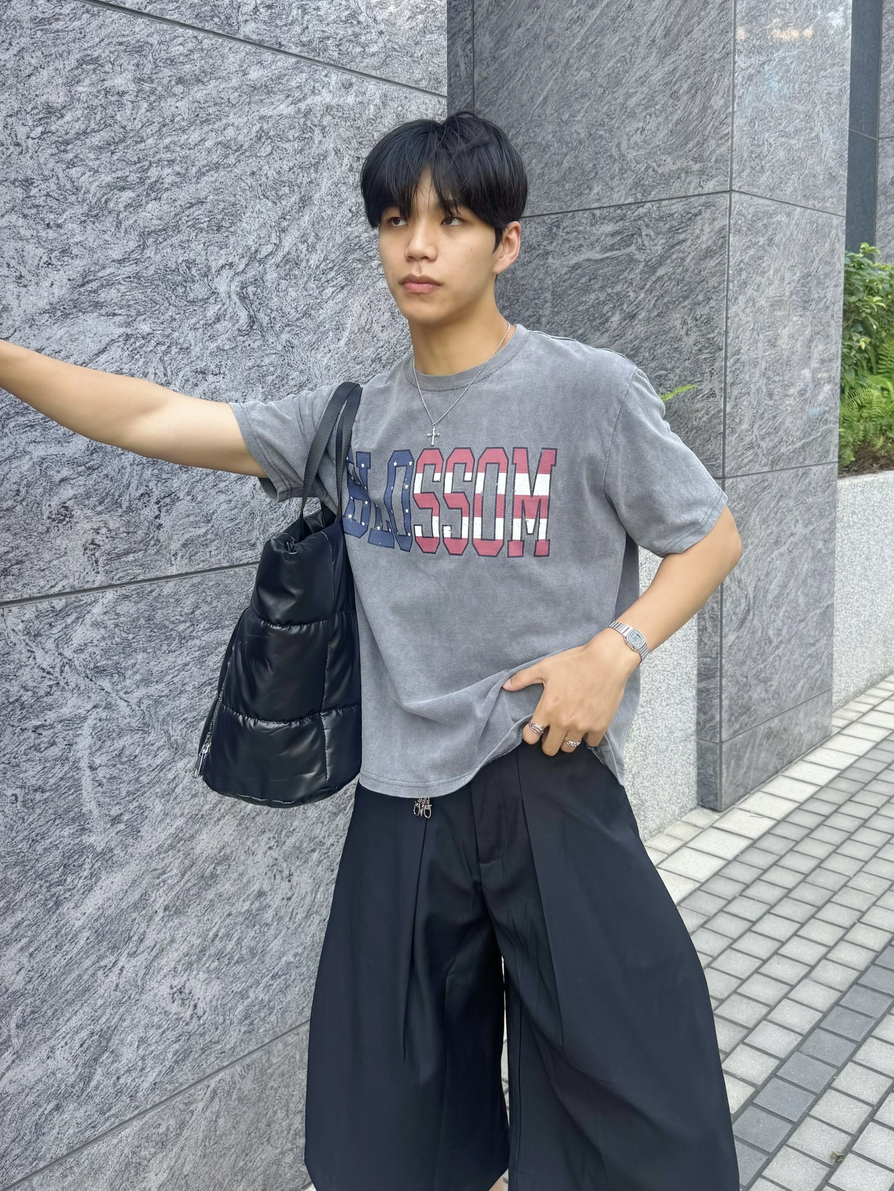 Blossom 短版水洗短袖 (2 color)