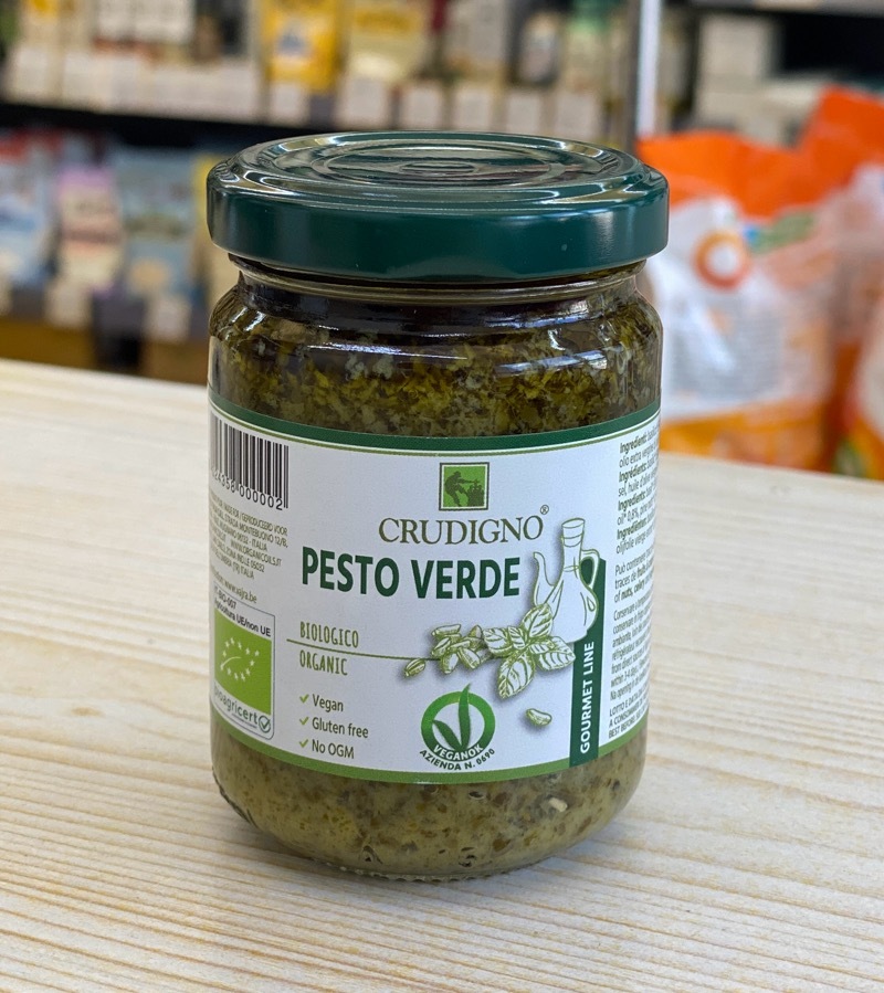 Crudigno organic basilico pesto (best before 16 July 2027)