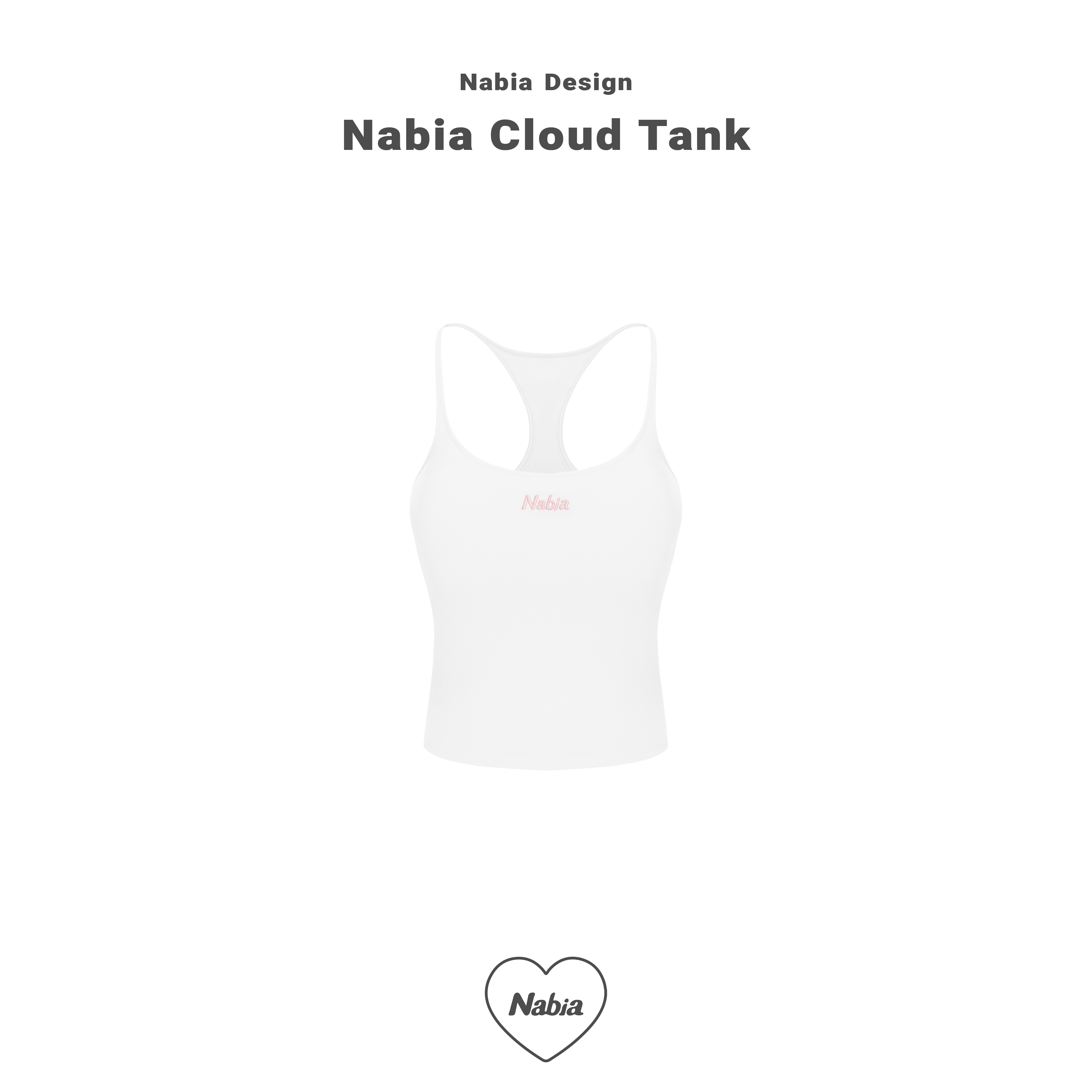 細肩帶挖背 BRA TOP - 白